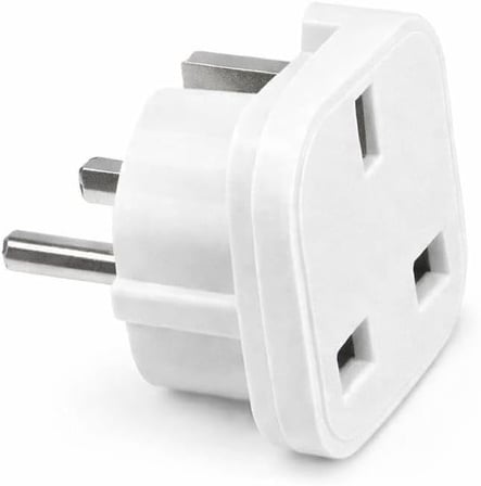 İngiliz Tipi Fiş Adaptörü UK 'den TR Priz Dönüştürücü, Avrupa Giriş Uyumlu, Seyahat Tipi Elektrik Adaptörü, Laptop Telefon Şarj Uyumlu, Dayanıklı ABS Plastik, Kompakt Tasarım