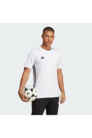 Adidas Beyaz Erkek Tabela Bisiklet Yaka Tişört VOH44526BEYAZ