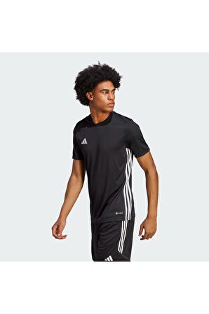 Adidas Siyah Erkek Bisiklet Yaka Tişört VOH44529Siyah
