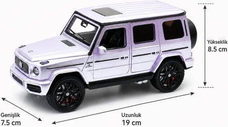 Sürtmeli Sesli ve Işıklı Jeep Oyuncak Araba, Kapıları Açılan Arazi Aracı Modeli, Büyük Tekerlekli Off Road Oyuncak Jeep, Çocuklar İçin Gerçekçi Oyuncak Araba VRD10716 (LİLA)