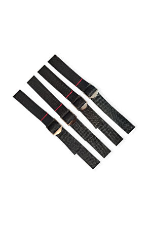 Naturecamp Straps Sıkıştırma Perlonu 1.5 Metre Metal Tokalı Dayanıklı Bağlama Kayışı 4 Adet