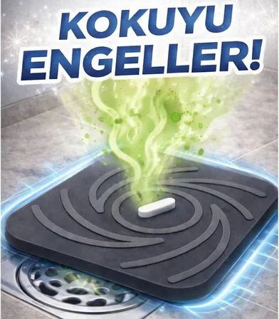 Kötü Koku Böcek Önleyici Gider Tıpası Lavabo Balkon Tuvalet Gider Kapatıcı Kapak Silikon (Gri-Gri)