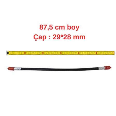 Tırpan Spiral Şaft Hortumu Komple 29*28 mm 87,5 cm	