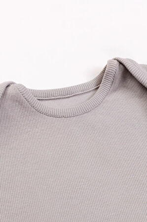 Çıtçıtlı Kaşkorse Unisex Bebek Zıbın