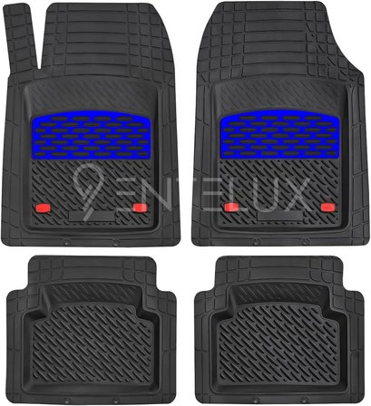 Ford Ranger 2008-2009 Model ile Uyumlu 3D Havuzlu Mavi-Siyah Paspas