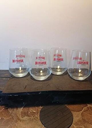 Beefeater London 4 adet Oval Kokteyl Bardakları