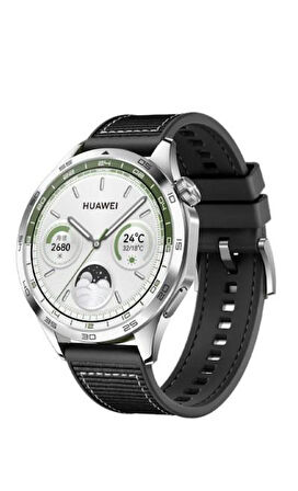 Huawei Watch 20MM Dikiş Desenli Dokuma Silikon Kordon