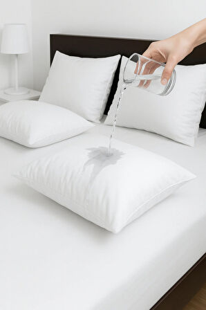 2'li Fermuarlı Sıvı Geçirmez Yastık Alezi Yastık Koruyucu