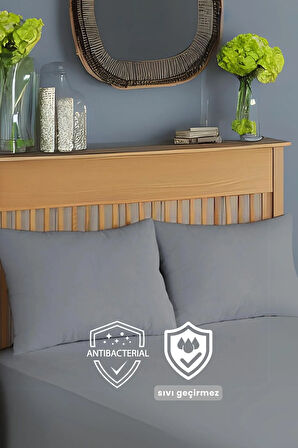 2'li Fermuarlı Sıvı Geçirmez Yastık Alezi Yastık Koruyucu