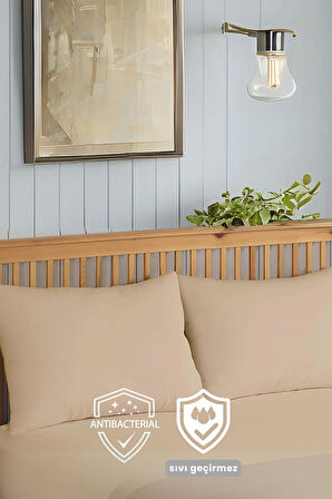 2'li Fermuarlı Sıvı Geçirmez Yastık Alezi Yastık Koruyucu