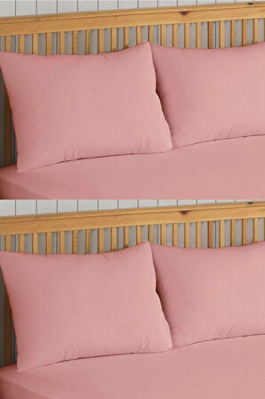 4 Adet Pudra Fermuarlı Sıvı Geçirmez Yastık Alezi Yastık Koruyucu