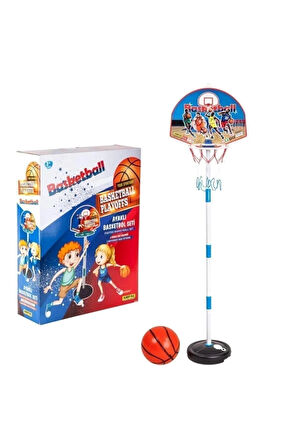🏀 Ayaklı Büyük Boy Basketbol Potası – 120 cm Ayarlanabilir Yükseklik | İç & Dış Mekan Kullanımı