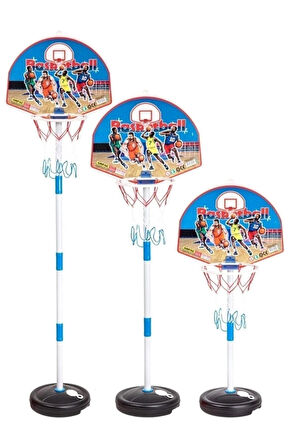 🏀 Ayaklı Büyük Boy Basketbol Potası – 120 cm Ayarlanabilir Yükseklik | İç & Dış Mekan Kullanımı
