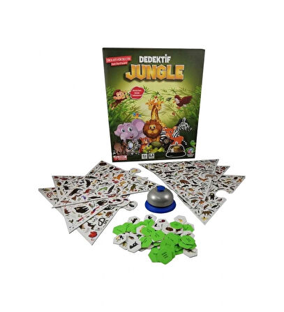 🕵️‍♂️ Dedektif Jungle | Zeka ve Dikkat Geliştirici İngilizce Eğitim Oyunu