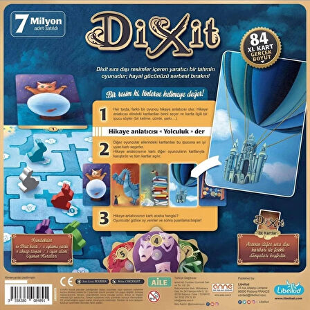 🎨 Dixit Kutu Oyunu – Hayal Gücünü Keşfet, Hikayeni Anlat! Eğlenceli ve Yaratıcı Aile Oyunu