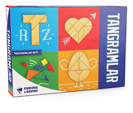 🧠 Tangramlar Kutu Oyunu – Görsel Algı ve Problem Çözme Becerilerini Geliştir!