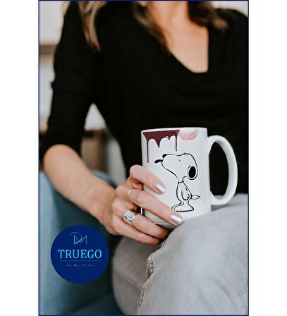 Baskılı Kupa Bardak Seramik Mug - Akan Çikolata