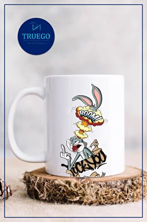 Baskılı Kupa Bardak Seramik Mug - Boom!