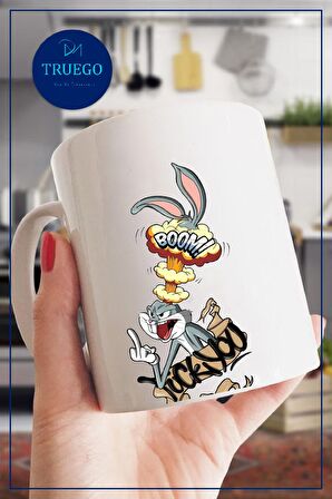 Baskılı Kupa Bardak Seramik Mug - Boom!