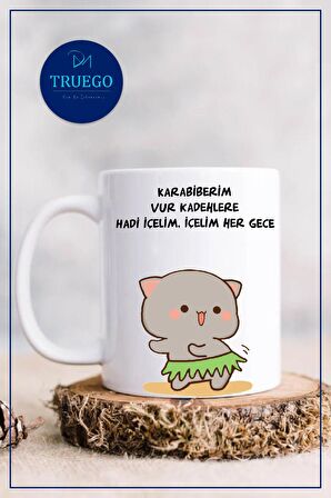 Baskılı Kupa Bardak Seramik Mug - Karabiberim