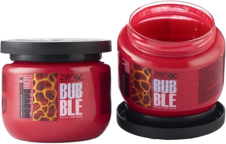red bubble face mask 300 ml
