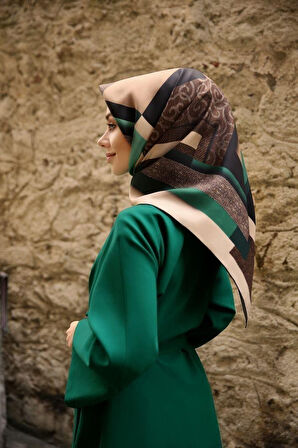 Levidor Yeni Sezon Trend Polyester Twill (Tivil) Eşarp Modeli Tesettür Nağme LDT172-01