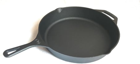 Kaplamasız Gerçek Demir Döküm Tava 30 cm Cast Iron Skillet Pre-Seasoned12 Inch