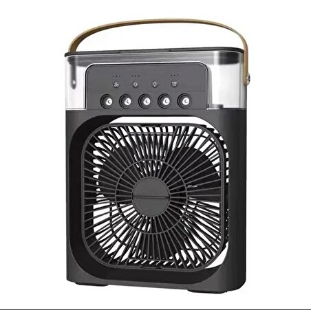 Masaüstü Taşınabilir Buzlu Vantilatör Su Soğutmalı Led Işıklı Soğutucu Fan Aır Cooler Fan