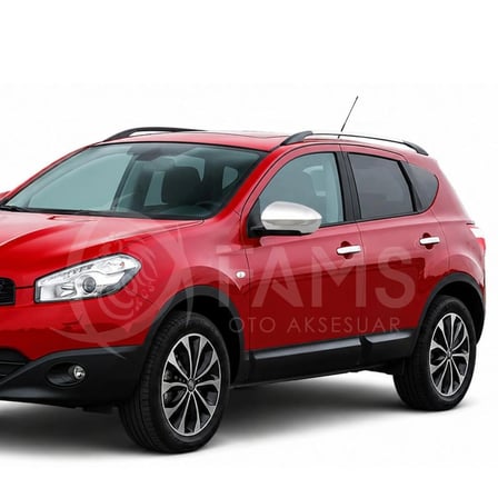 Nissan Qashqai ABS Krom Ayna Kapağı 2 Parça 2007-2014 Paslanmaz Çelik