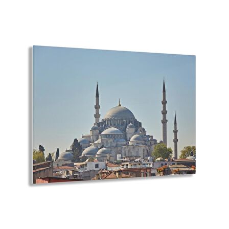 LEYLASER Sultan Ahmet Camii Cam Tablo Duvar Dekoru Model 2