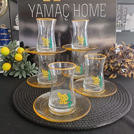 Yamaç Home Mimoza 12 Parça Çay Seti 170 Cc 301.06.MMO3610012RKL