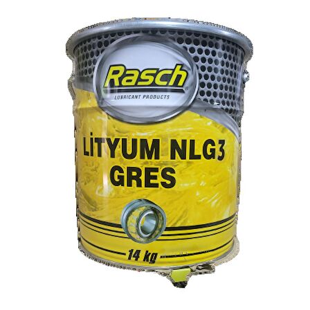 RA 0078.14 RASCH LİTYUM GRES NLG-3 14 KĞ KOVA