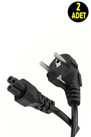 2 ADET Dizüstü Bigisayar-Notebook-Laptop Şarj Power Güç Kablosu-Asus-Acer-Samsung