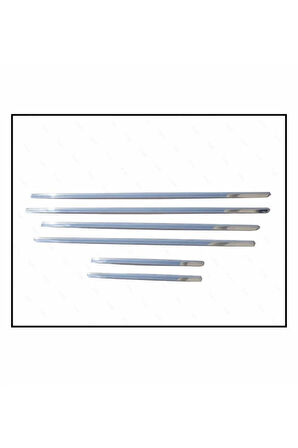 Nissan X-trail Krom Cam Çıtası 6 Prç. 2007-2014 P.çelik