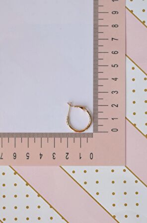İnce Halka Küpe 20 mm