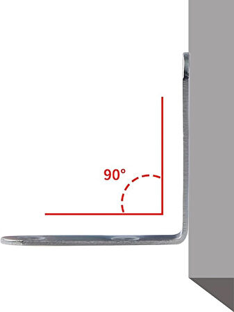 L Masa Gönyesi 30x35x35 mm 5 Adet Bağlantı Aparatı Paslanmaz Çelik 
