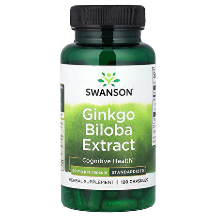 Ginkgo Biloba Extract 60 mg 120 Kapsül