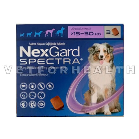 Nexgard Spectra 15-30 Kg Köpekler İçin SKT:2026