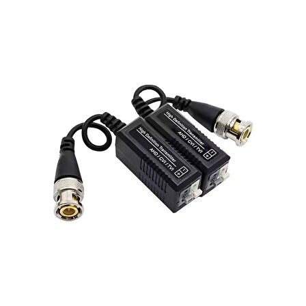 Anunnaki AHD Video Balun 1080P Kamera - BNC CAT5 CAT6 RJ45 Çevirici Dönüştürücü 