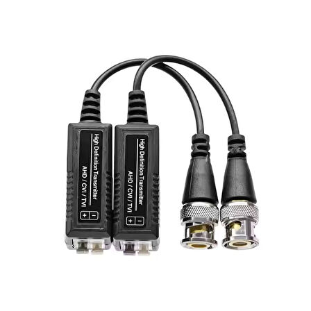 Anunnaki AHD Video Balun 1080P Kamera - BNC CAT5 CAT6 RJ45 Çevirici Dönüştürücü 