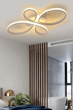 Lalezar Modern Sarkıt Plafonyer Led Avize - 3 Renk Kumandasız