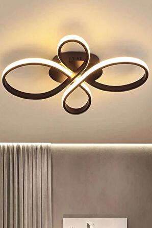 Lalezar Modern Sarkıt Plafonyer Led Avize - 3 Renk Kumandasız