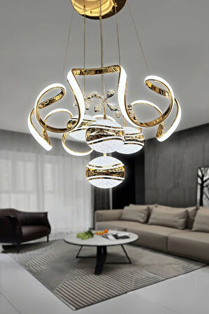 Eliza 4 Top Modern Salon Oturma Odası (ışık gücü yüksek) Led Avize