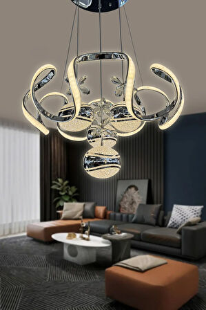 Eliza 4 Top Modern Salon Oturma Odası (ışık gücü yüksek) Led Avize