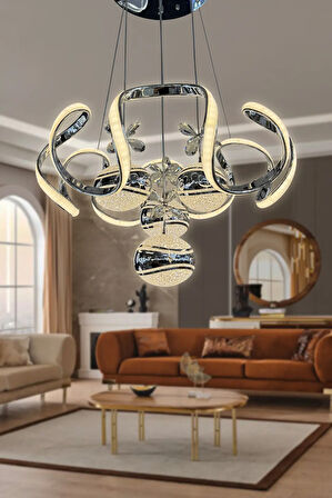 Eliza 4 Top Modern Salon Oturma Odası (ışık gücü yüksek) Led Avize