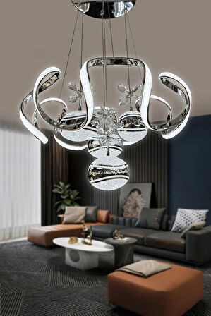 Eliza 4 Top Modern Salon Oturma Odası (ışık gücü yüksek) Led Avize