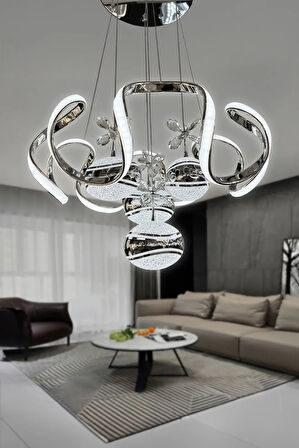 Eliza 4 Top Modern Salon Oturma Odası (ışık gücü yüksek) Led Avize