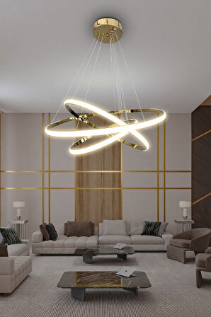 3'lü Çember Led Avize 