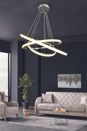 3'lü Çember Led Avize 