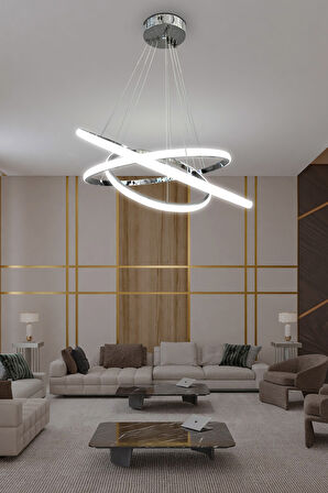 3'lü Çember Led Avize 